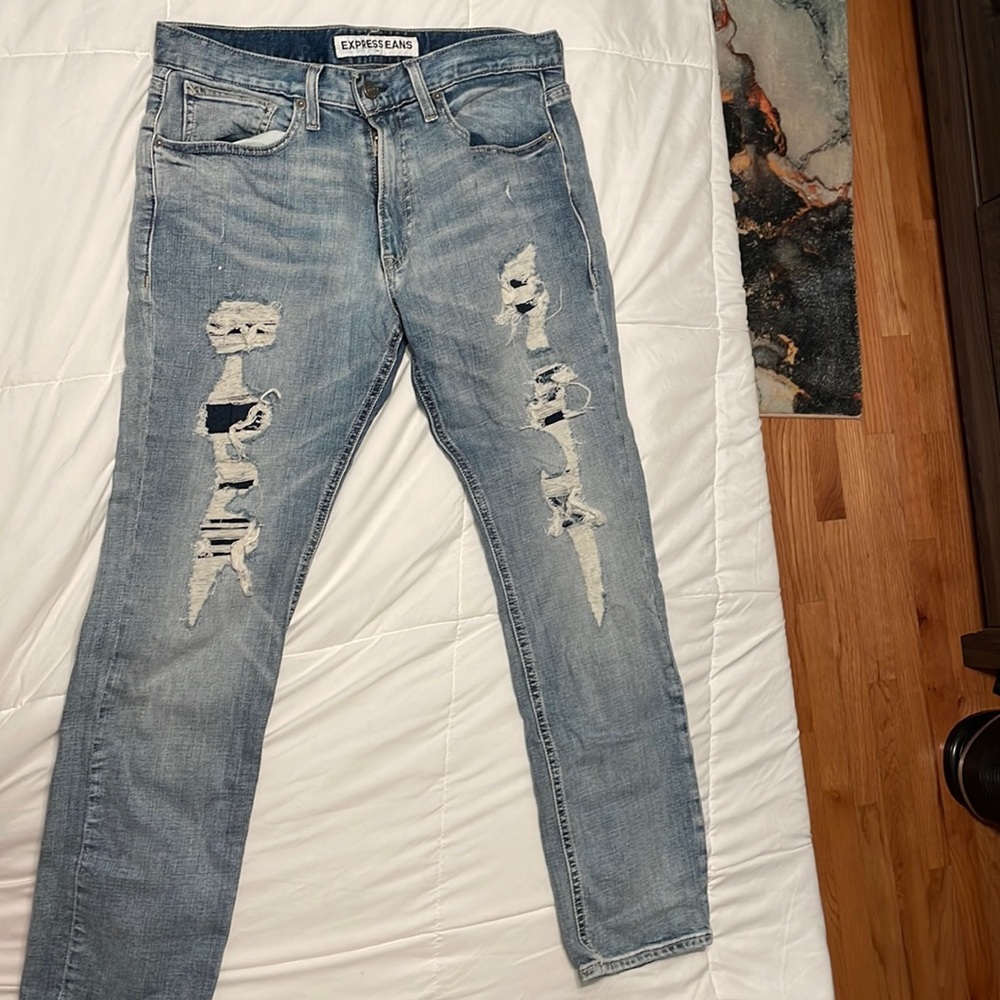 Express Rocco Slim Fit Skinny Leg Jeans
